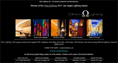 Desktop Screenshot of ohmlighting.com